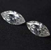 1.80 Ct Moissanite Marquise Cut CERTIFIED Pair Loose Gemstone VVS1 D Color